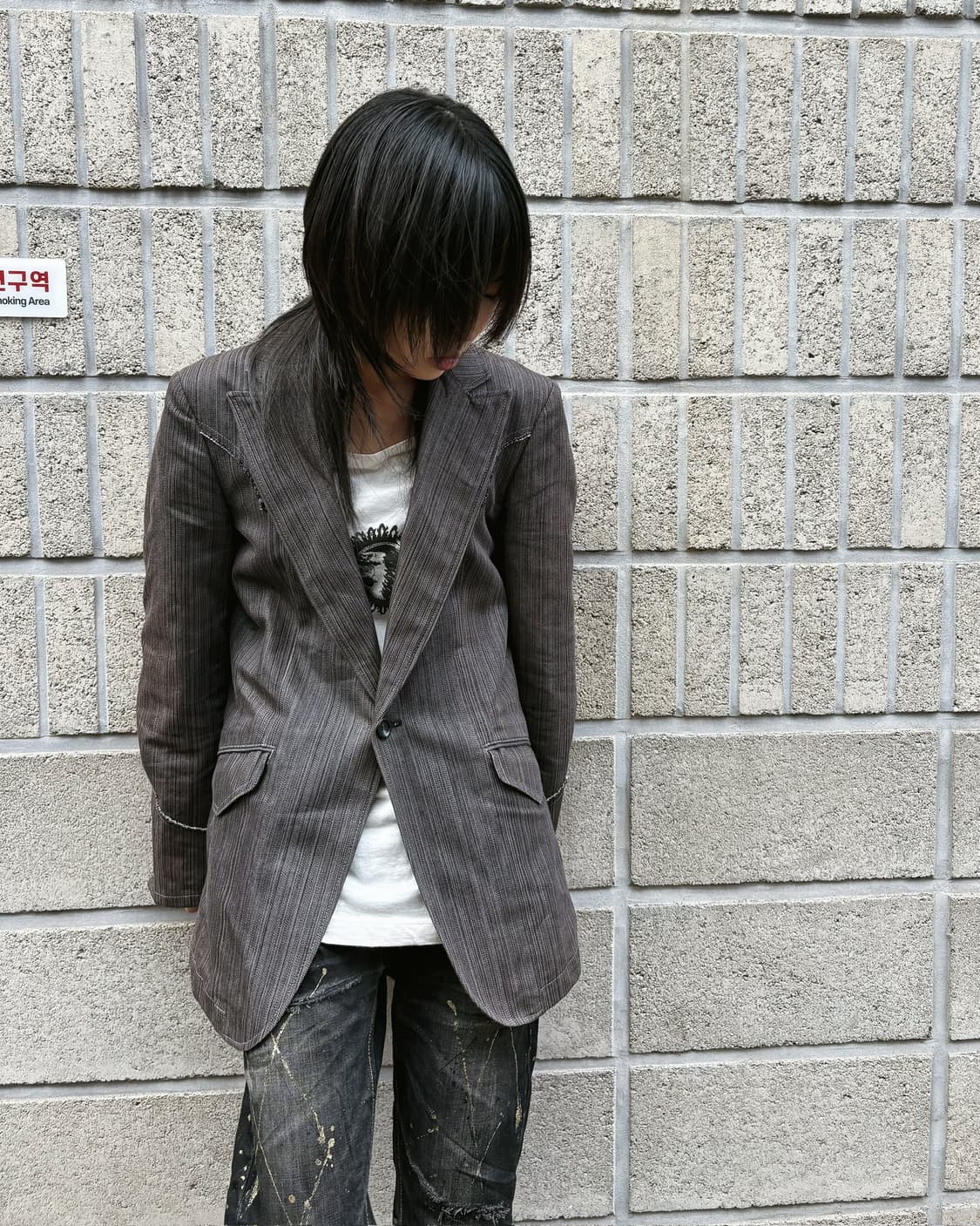 토네이도 마트 도트 스트라이프 웨스턴 블레이저 상품이미지1