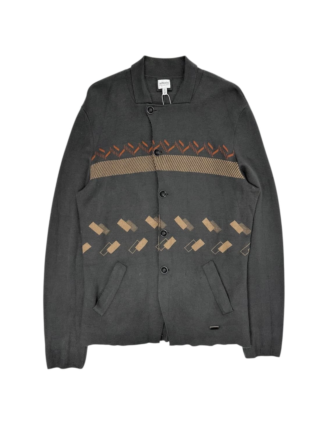 Armani Collezioni Patterned Knit Jacket 상품이미지1