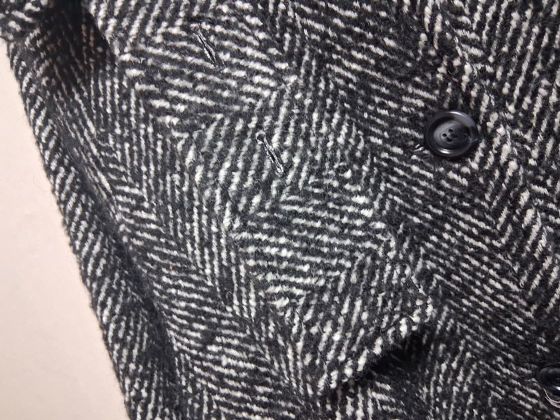 여성 두터운 양모 헤링본 롱코트 7788크기 새제품 상품이미지6