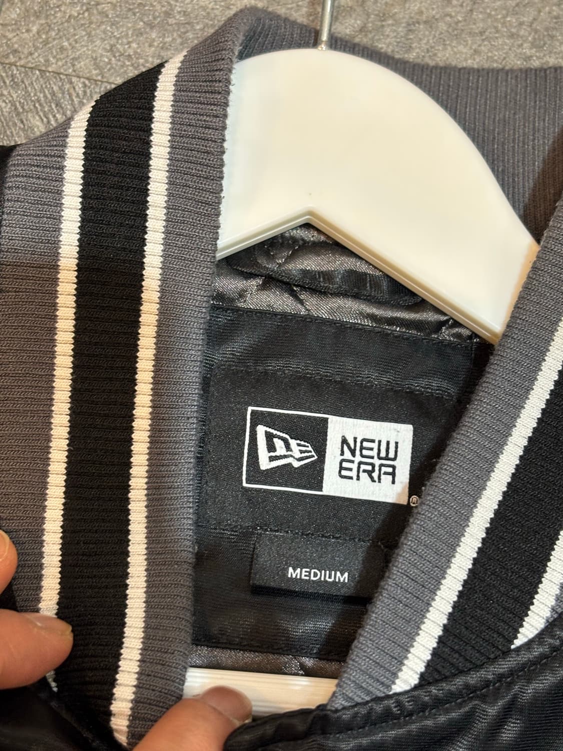 뉴에라 NFL 레이더스 바시티자켓 블랙 M 상품이미지6