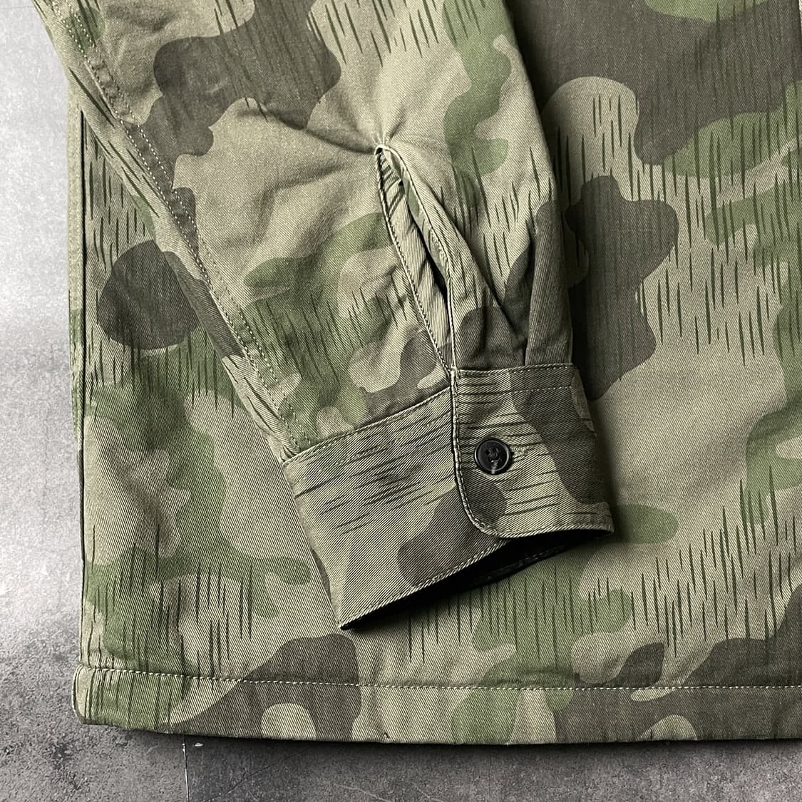 VOLCOM 빈티지 카키 카모패턴 퀄팅 밀리터리 셔츠 A00455 상품이미지5