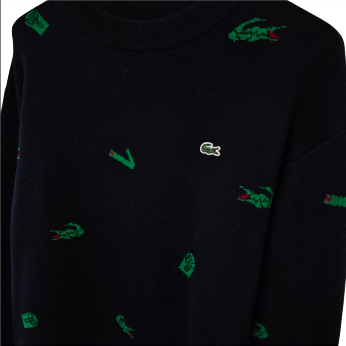 라코스테 여성 니트티셔츠 95 M 골프웨어 상품이미지3