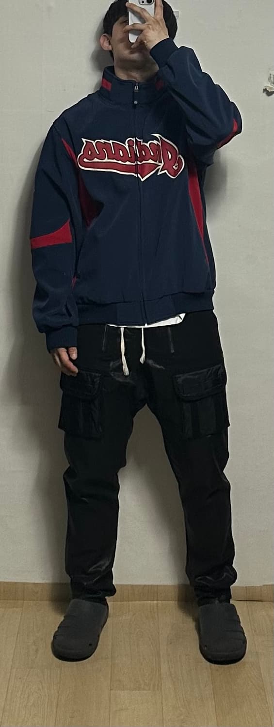 마제스틱 클리블랜드 인디언스 웜업 자켓 상품이미지5