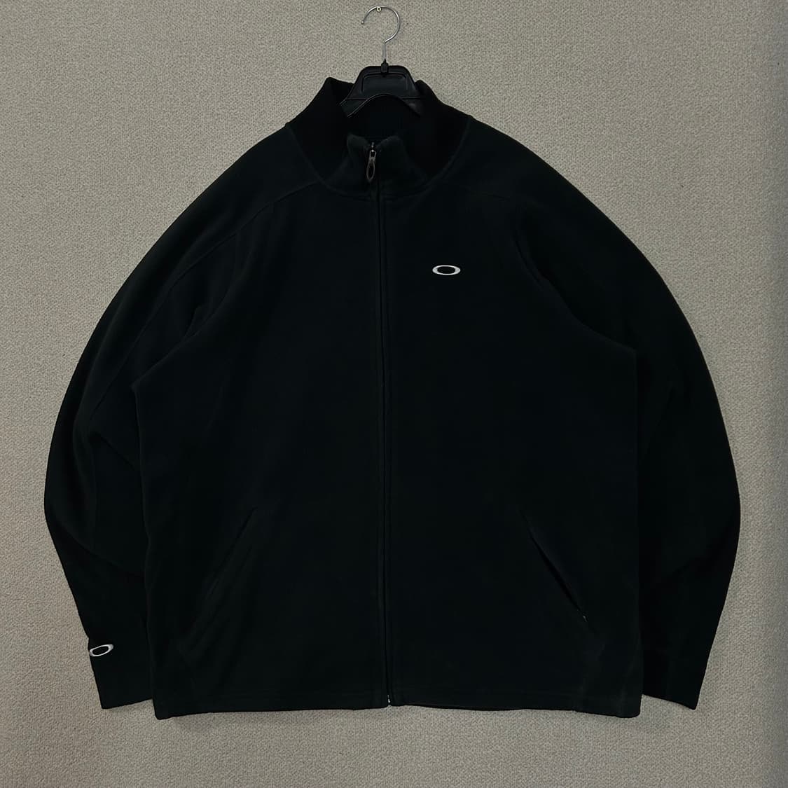(XL) 00s 오클리 블랙 풀집업 플리스 자켓 상품이미지1