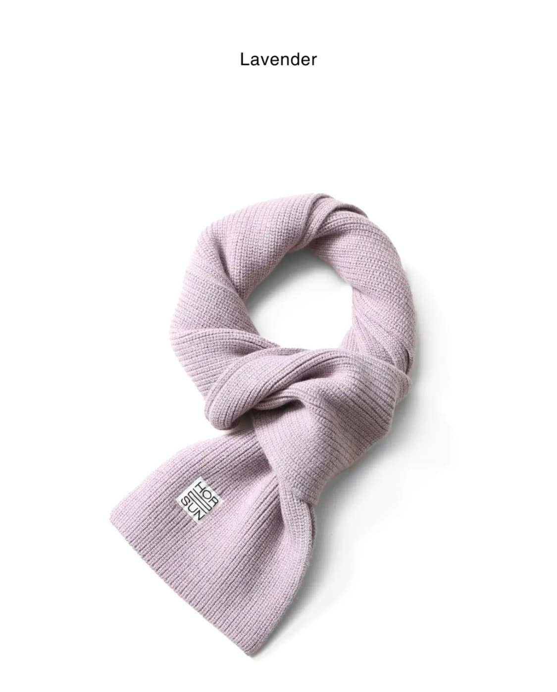 홀리선 스키프 수퍼파인 울 니트 립 머플러 라벤더 판매 상품이미지1
