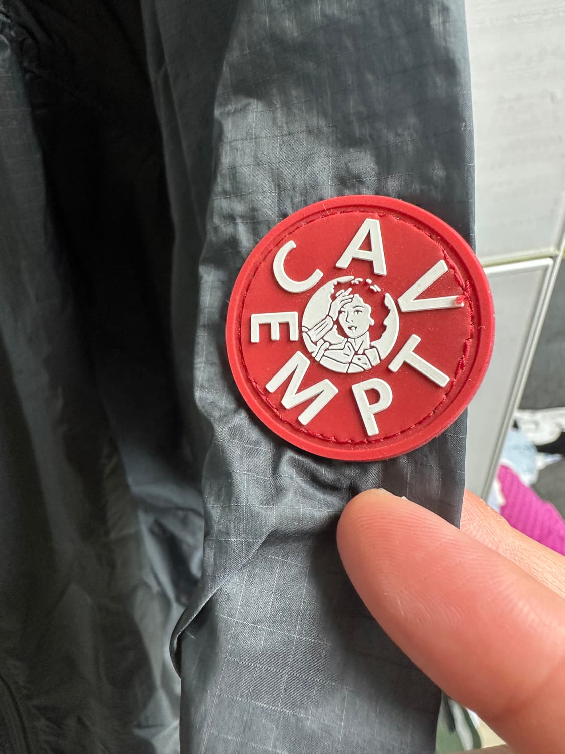 CAVEMPT 카브엠트 나일론 경량 집업 자켓 XL 상품이미지2