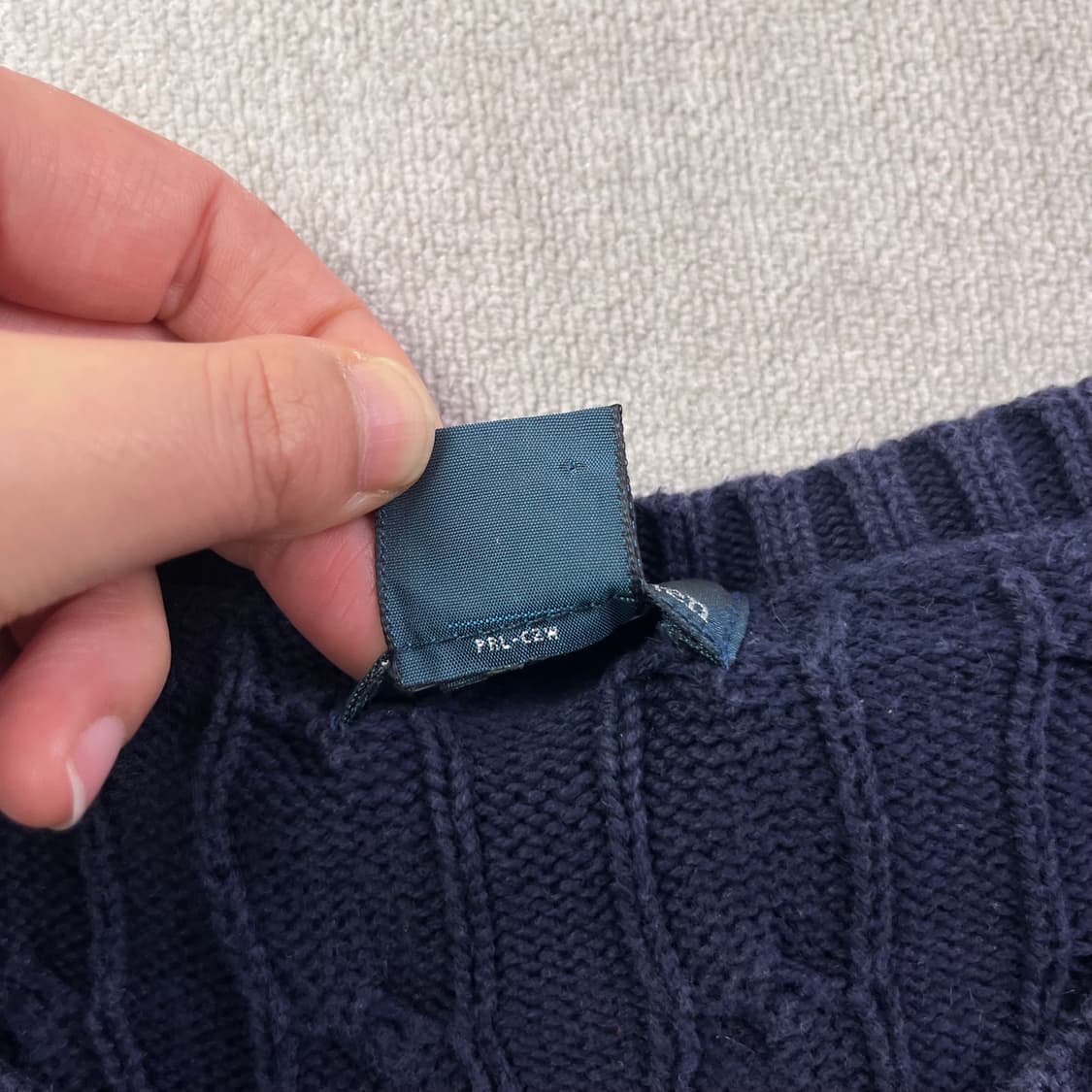 95 폴로랄프로렌 꽈배기 네이비 니트 상품이미지3