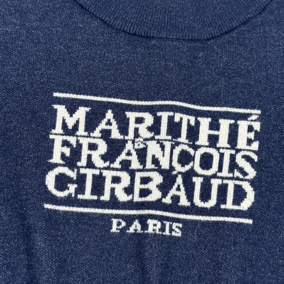 마리떼 프랑소와 저버 네이비 우먼 크롭 니트 (Free 여성추천) 상품이미지3