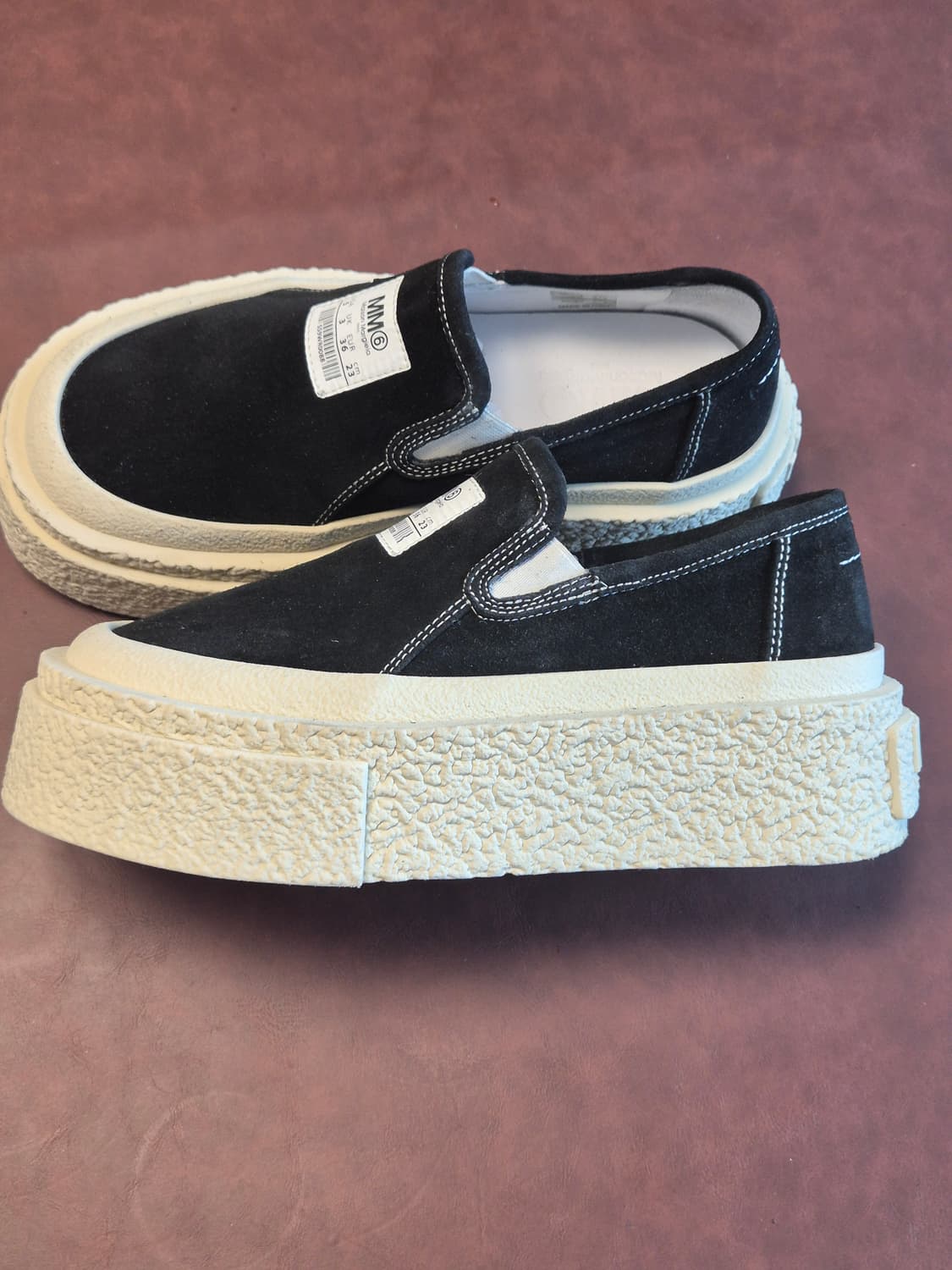 실착용1회  230(36) 정품 메종마르지엘라 청키슬립온 상품이미지8