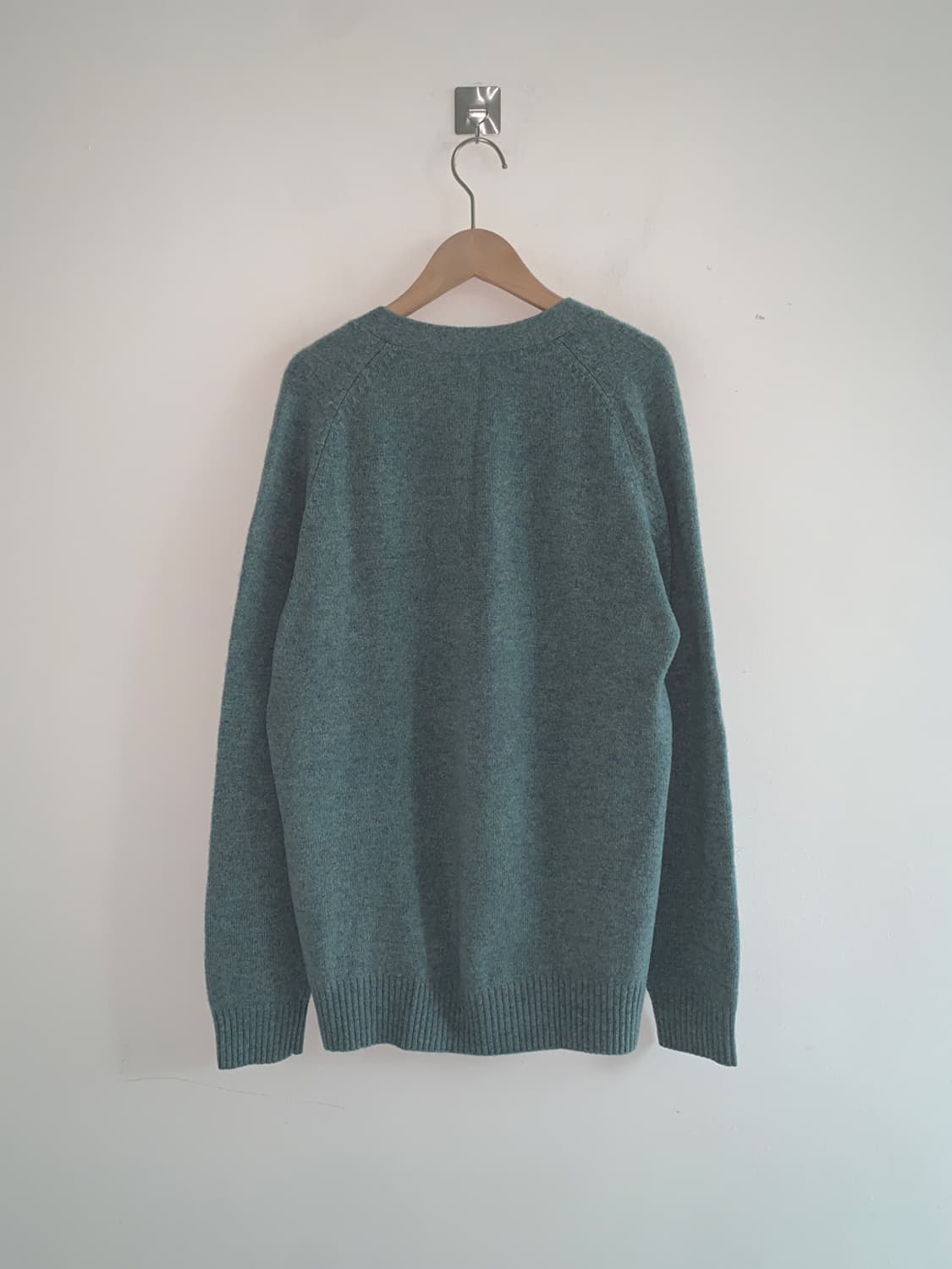 green loose cardigan 상품이미지4