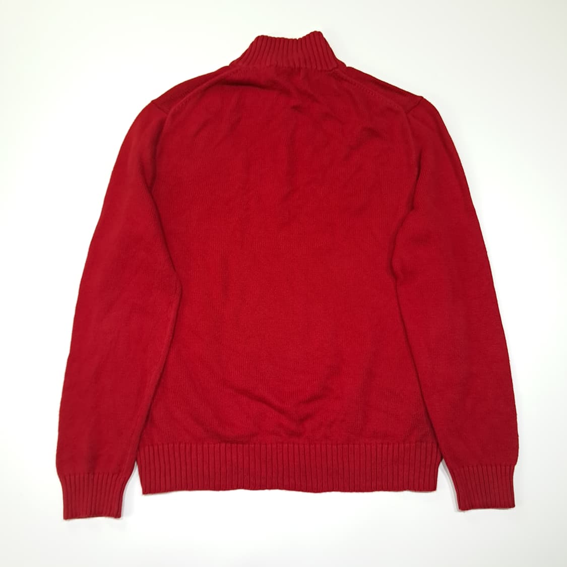 CL008 L 폴로 랄프로렌 코튼 하프집업 니트 - 시그니처 레드 상품이미지6