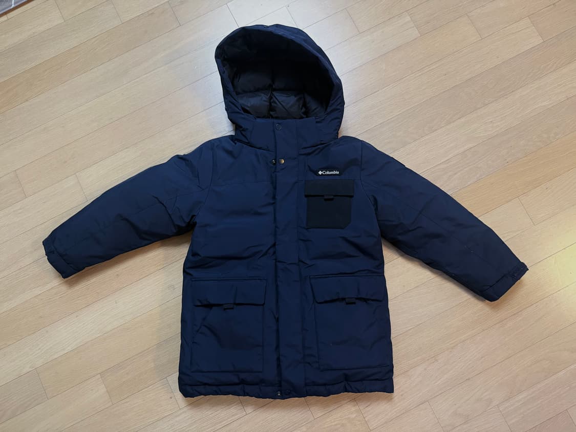 콜럼비아 키즈 구스다운패딩 130사이즈 상품이미지1