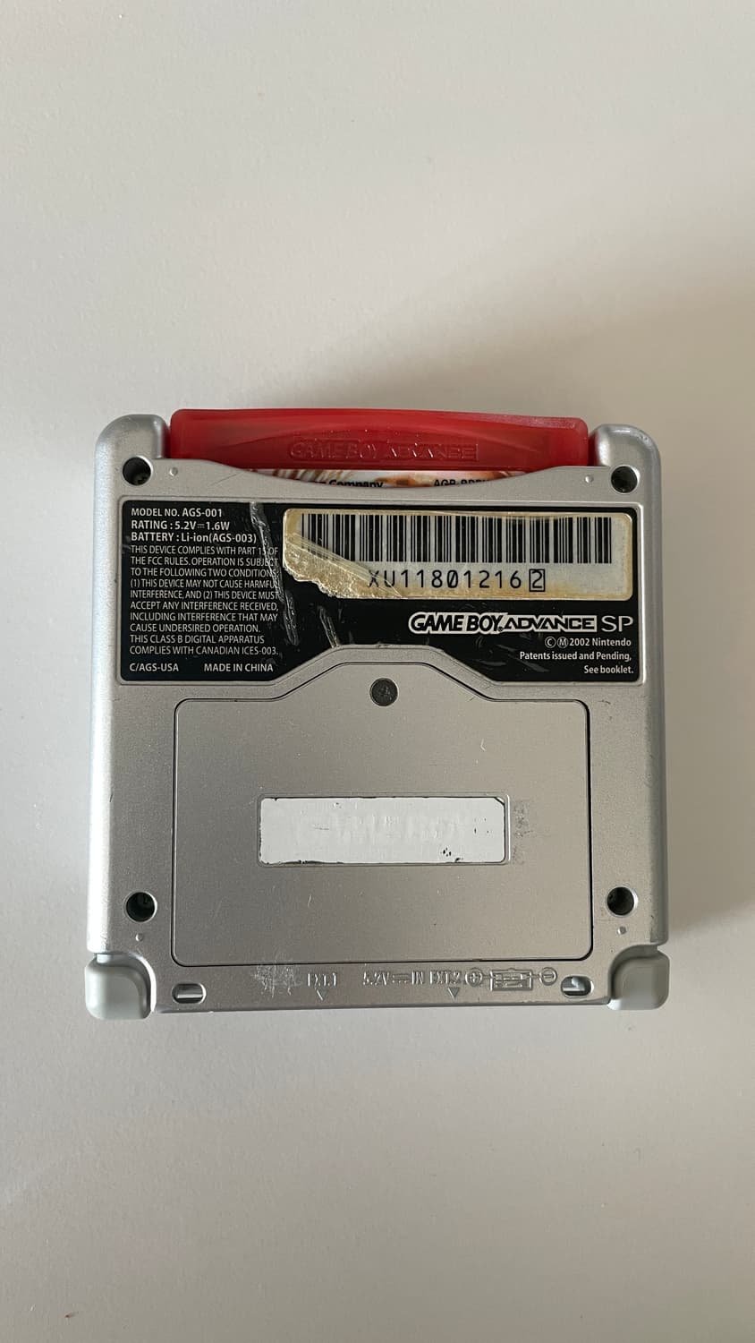 닌텐도 sp 실버 백라이트 + 충전기, 전등, 파이어레드팩 상품이미지5