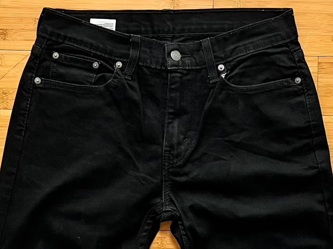 리바이스 502 블랙진 데님팬츠 W30 L32 상품이미지3