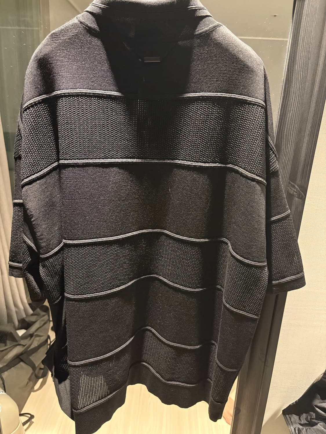 준지 티에리 니트카라티 블랙 M 상품이미지2