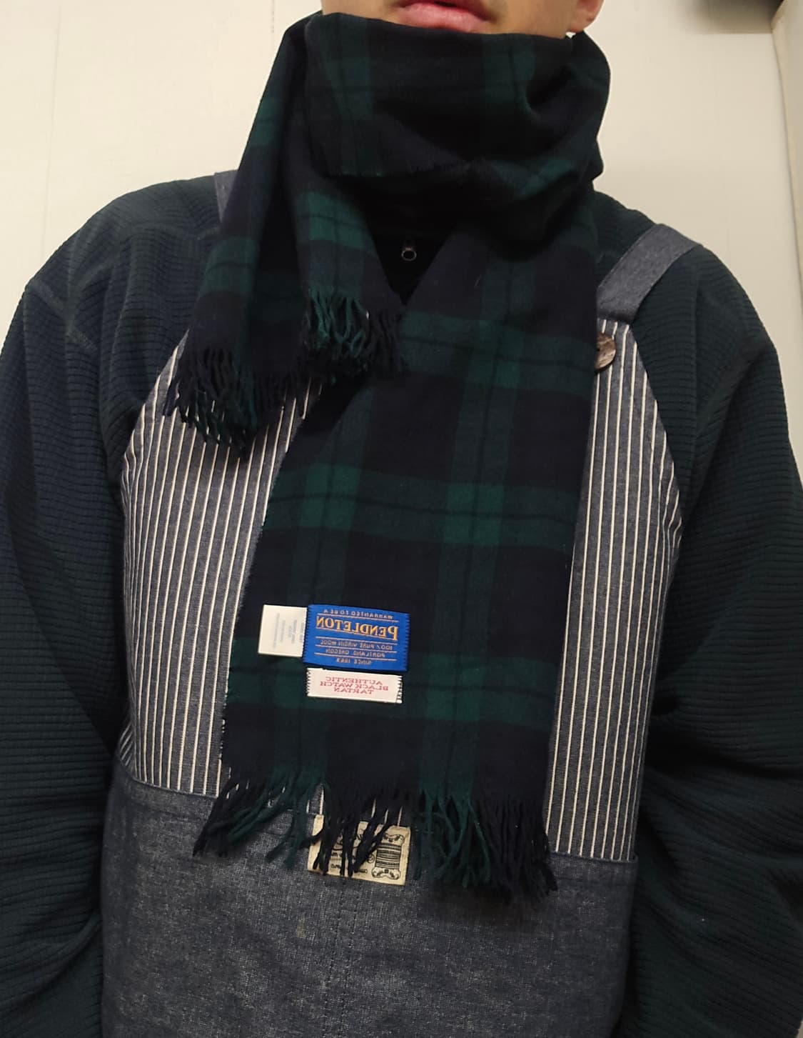 Pendleton 펜들턴 체크패턴 울 머플러 상품이미지1