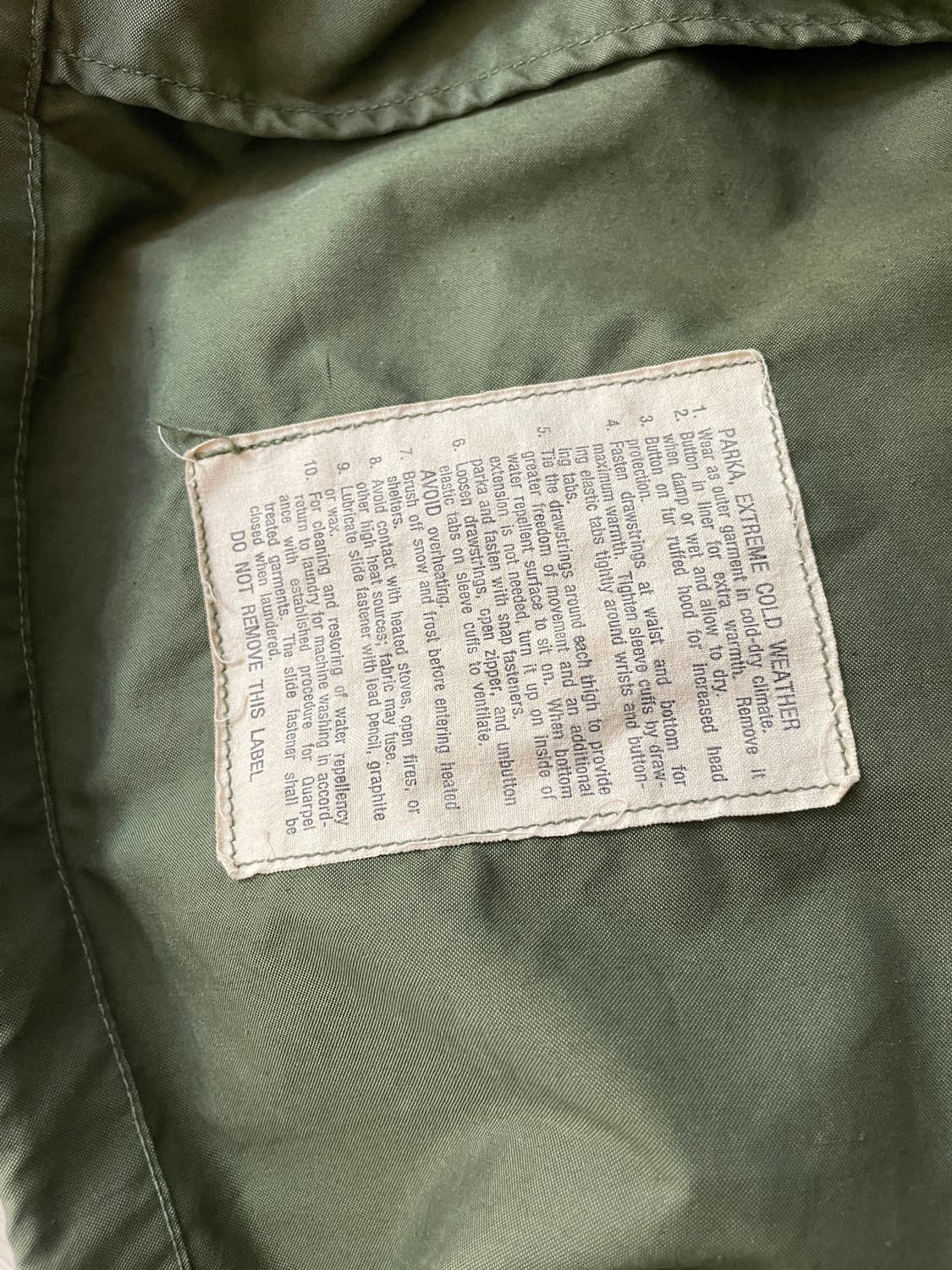 m-65 fishitail parka 피쉬테일 개파카 상품이미지9