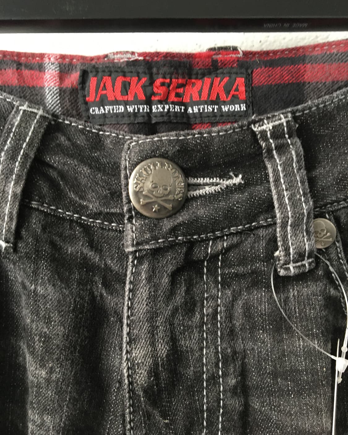 Printing point washing denim pants 상품이미지6