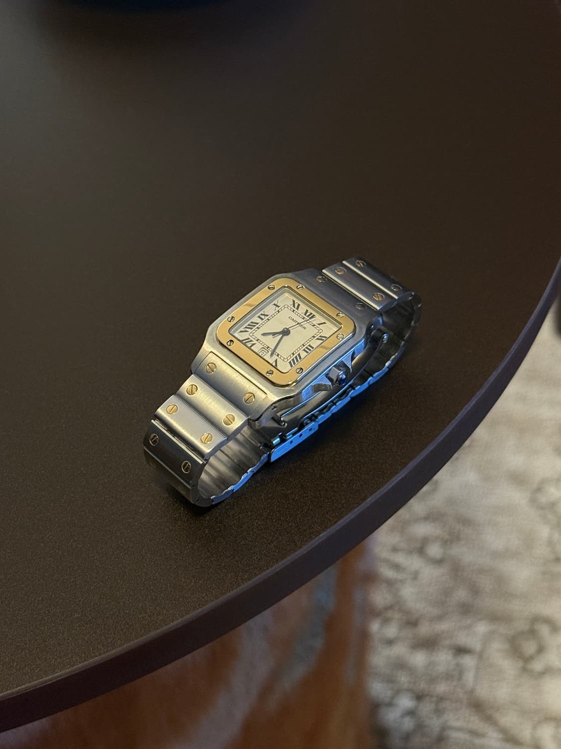 까르띠에 산토스 갈베 LM 라지 콤비 상품이미지4