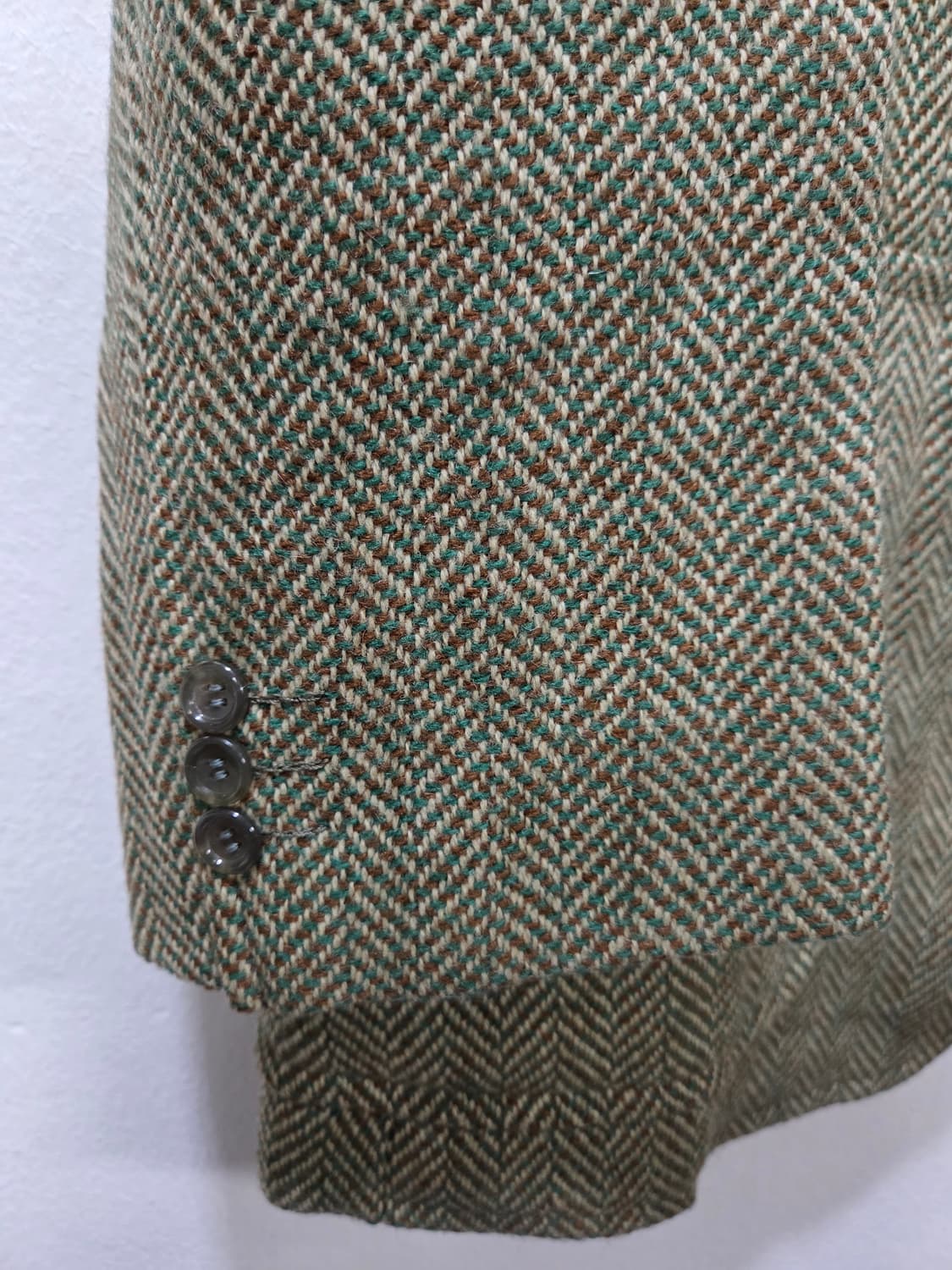 헤링본 남성 트윌 카키그린 자켓 올드스쿨 부띠끄 블레이져 상품이미지2