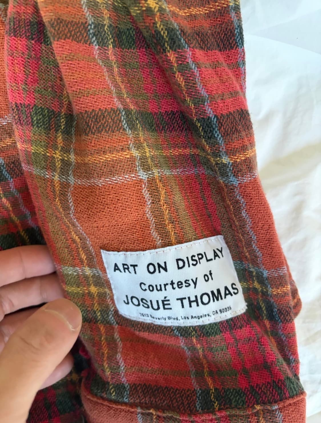 갤러리 디파트먼트 말리 플란넬 셔츠 레드 L 상품이미지4