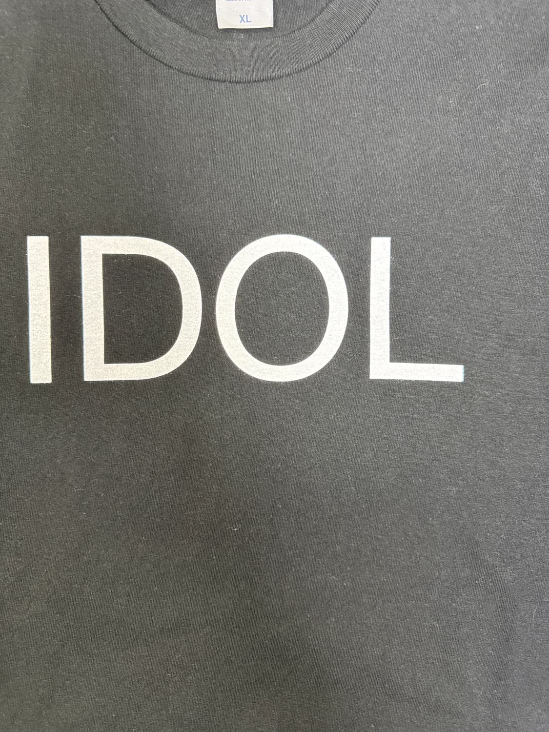 쉿오리지널 BiSH IDOL 로고 오피셜 티셔츠 XL 상품이미지2