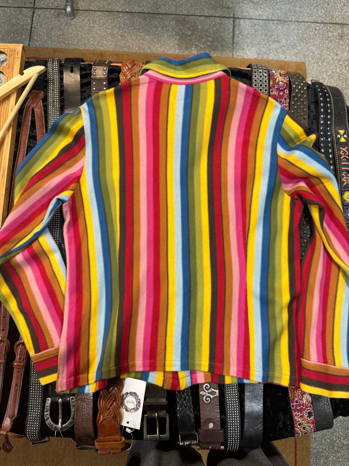 Kyoichi fujita 일본 빈티지 멀티컬러 니트 셔츠 L 상품이미지3