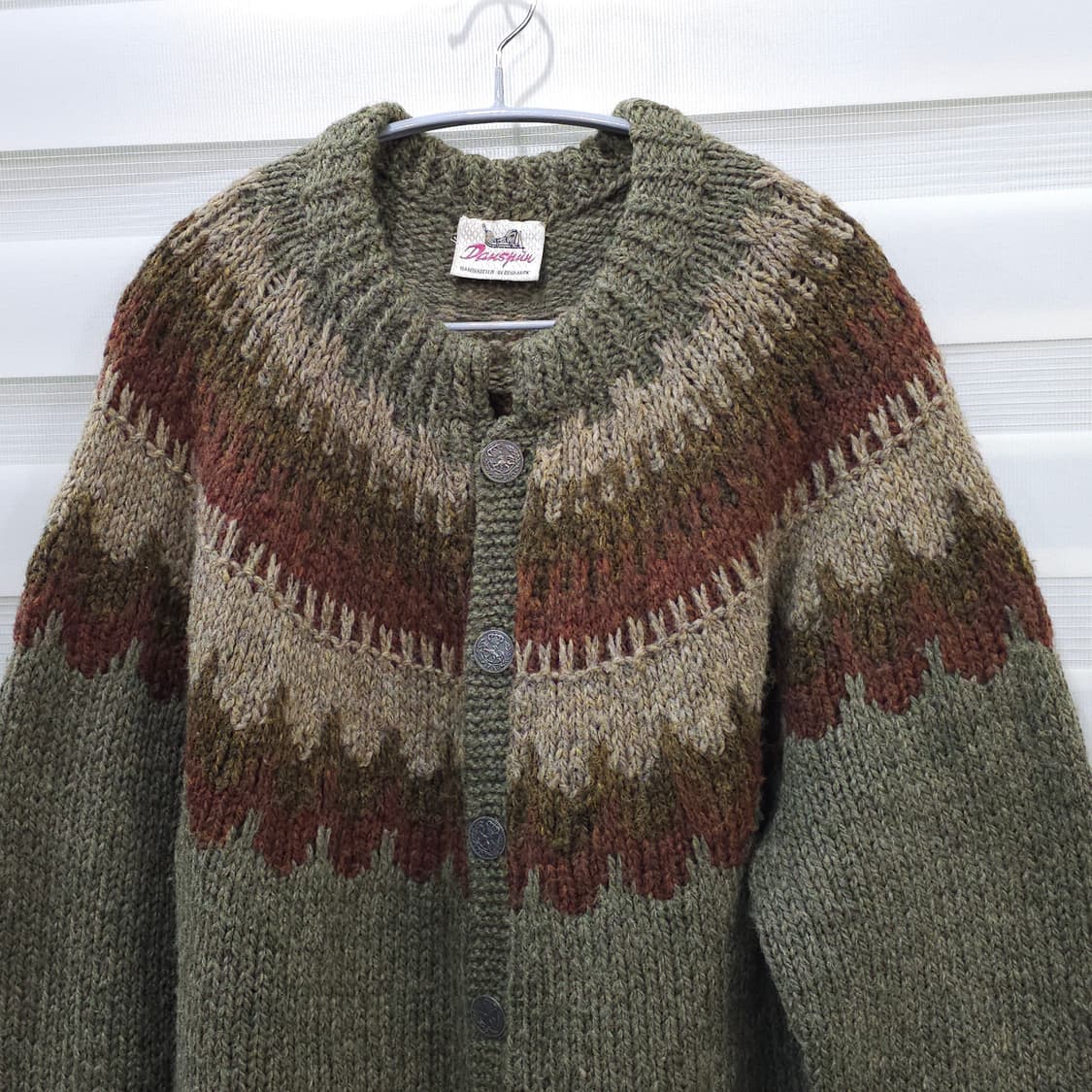 80s Danspun 핸드니트 스웨터- 프리사이즈 상품이미지2