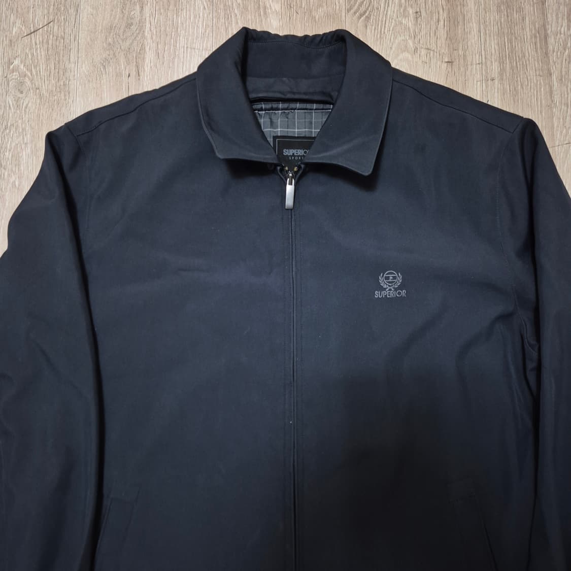 SUPERIOR 슈페리얼 스포츠 남성 골프웨어 블루종 집업자켓 M(95) 상품이미지2