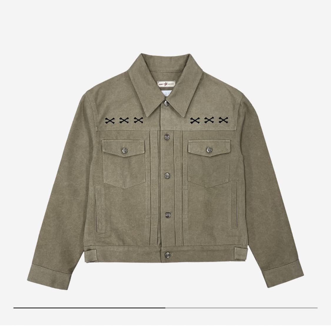 [1] 카미엔 아오이로 크롭 트러커 자켓 상품이미지1