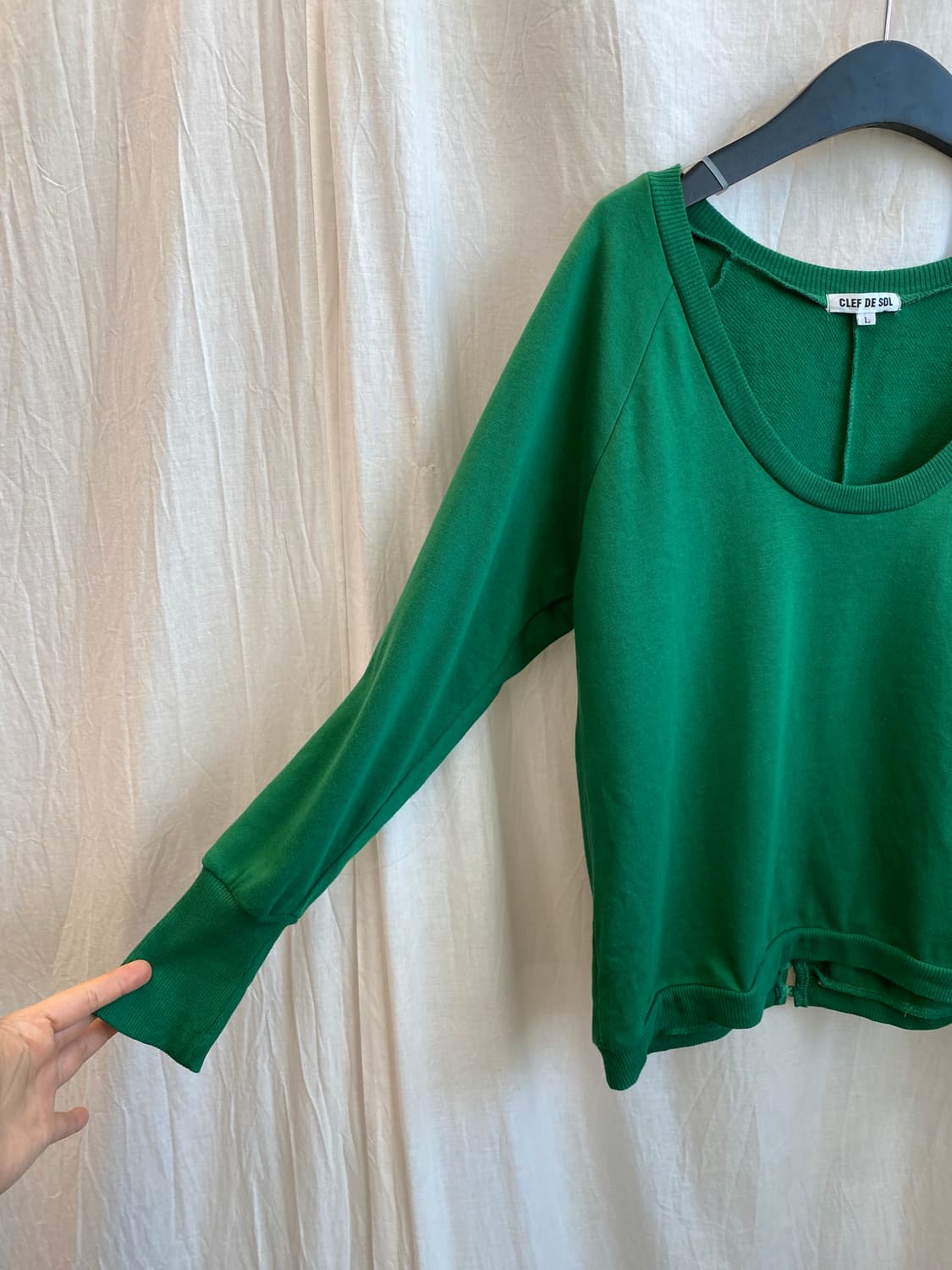 CLEF DE SOL 그린 라운드탑(L) 상품이미지8