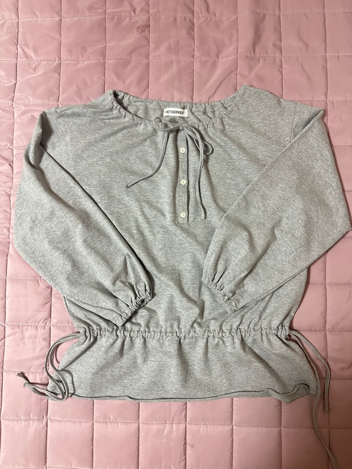 헤더먼트 저지 컴피 블라우스 jersey comfy blouse 상품이미지3