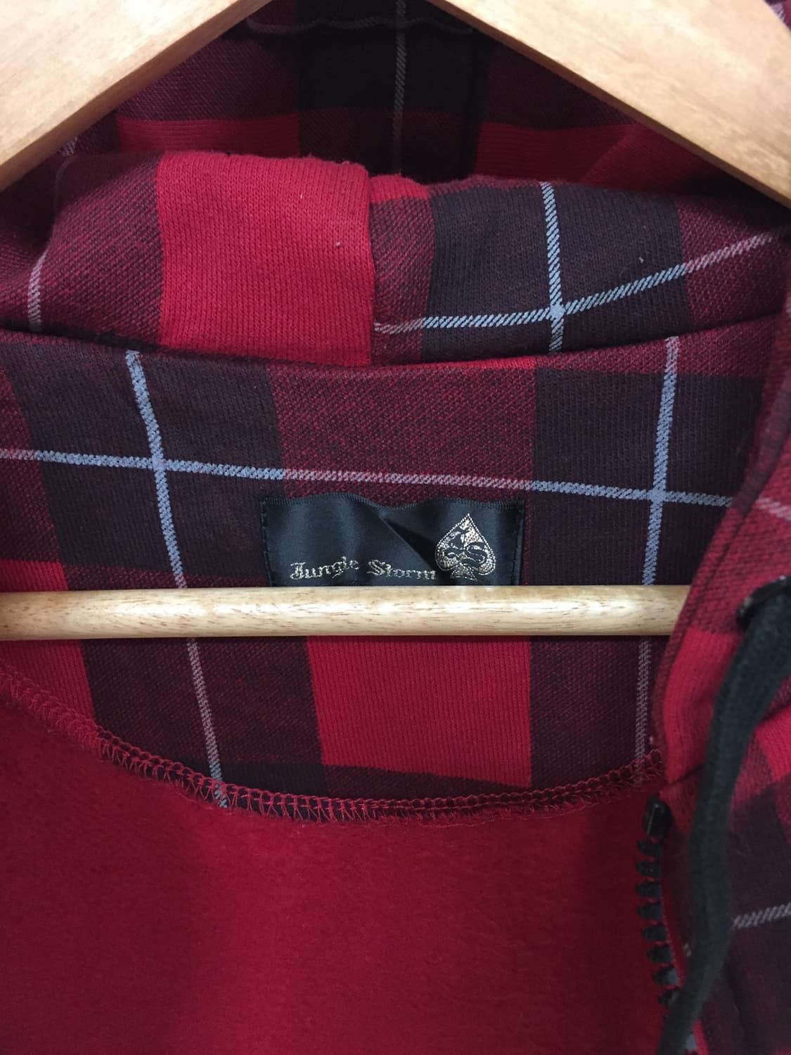 정글 스톰 체크 후드집업 상품이미지5