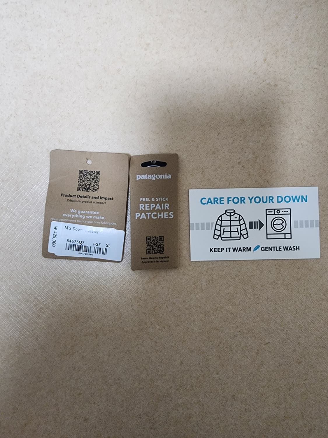 파타고니아 맨즈 다운 스웨터 포지 그레이 XL 상품이미지7