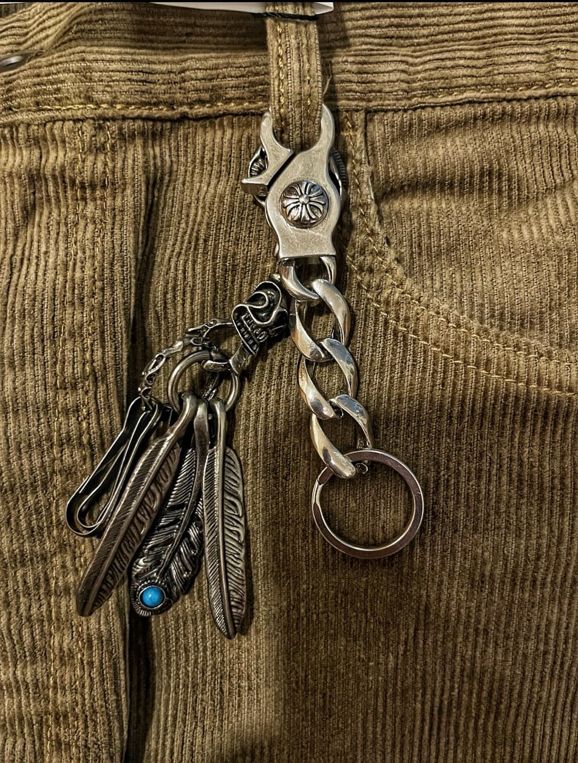 페더 실버 키링세트 상품이미지1