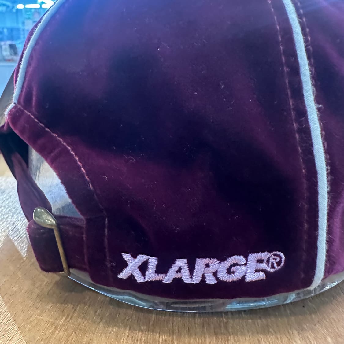 엑스라지 재팬 버건디 벨벳 캡 상품이미지6