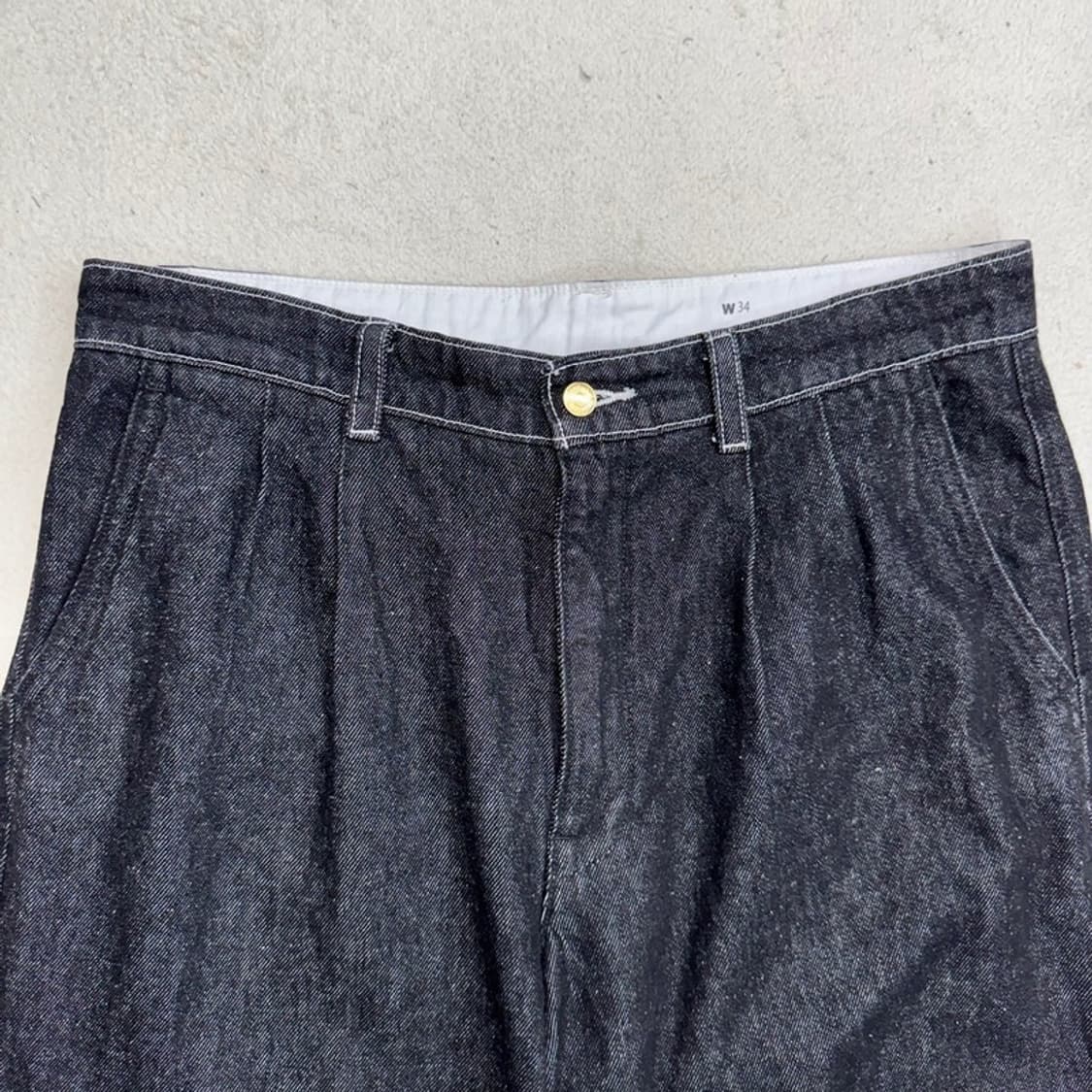 LEVI STRAUSS 프리미엄 블랙 데님 팬츠 상품이미지2