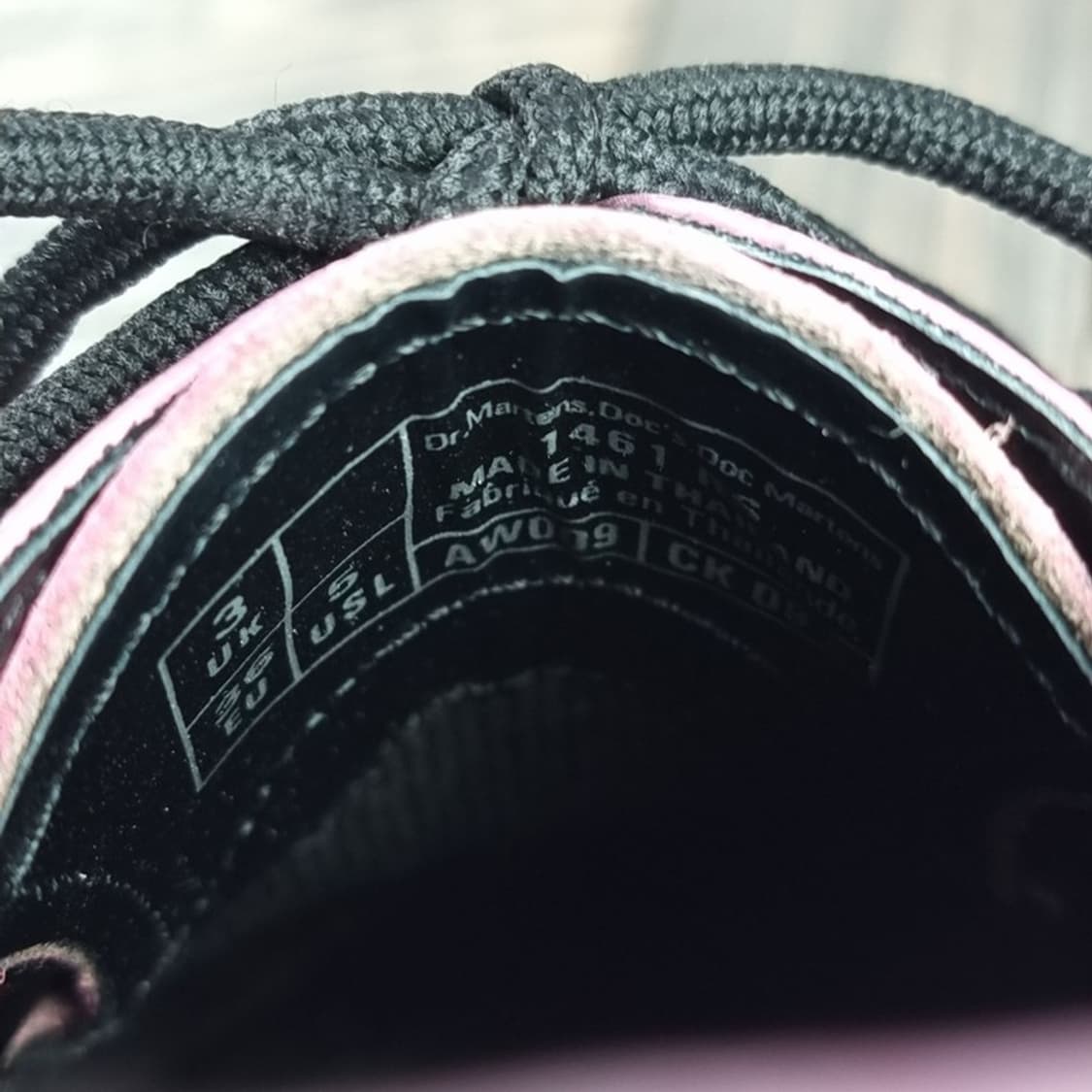 [닥터마틴] 1461 3홀 더비슈즈 아이스 메탈릭 멜로우핑크 M19381 상품이미지9