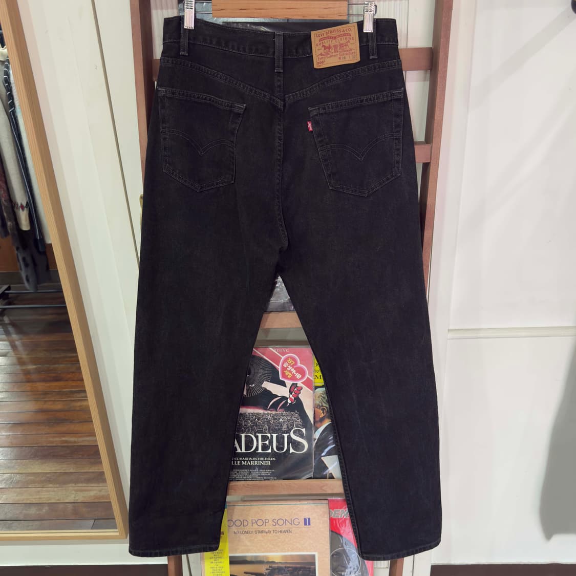 00s 리바이스 505 흑청 데님팬츠 W36 L32 상품이미지8
