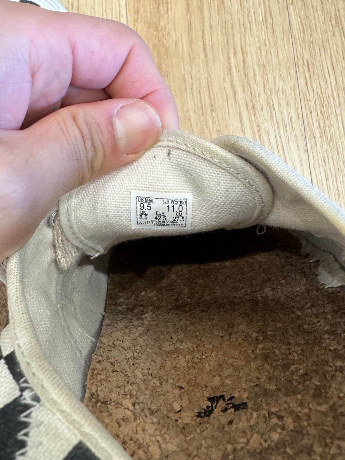 반스 vans 에코 띠어리 어센틱 275cm 상품이미지4