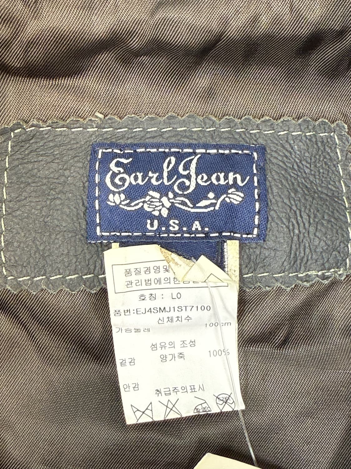 Earl Jean 이태리 램 레더 자켓 상품이미지6