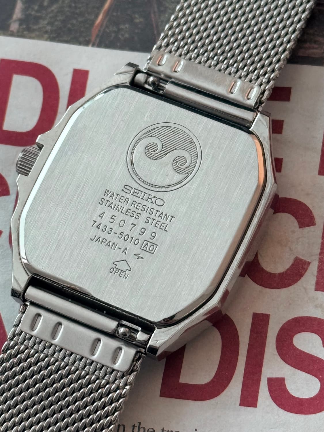 세이코 Seiko 쿼츠 크로노스 스퀘어 데이데이트 상품이미지3