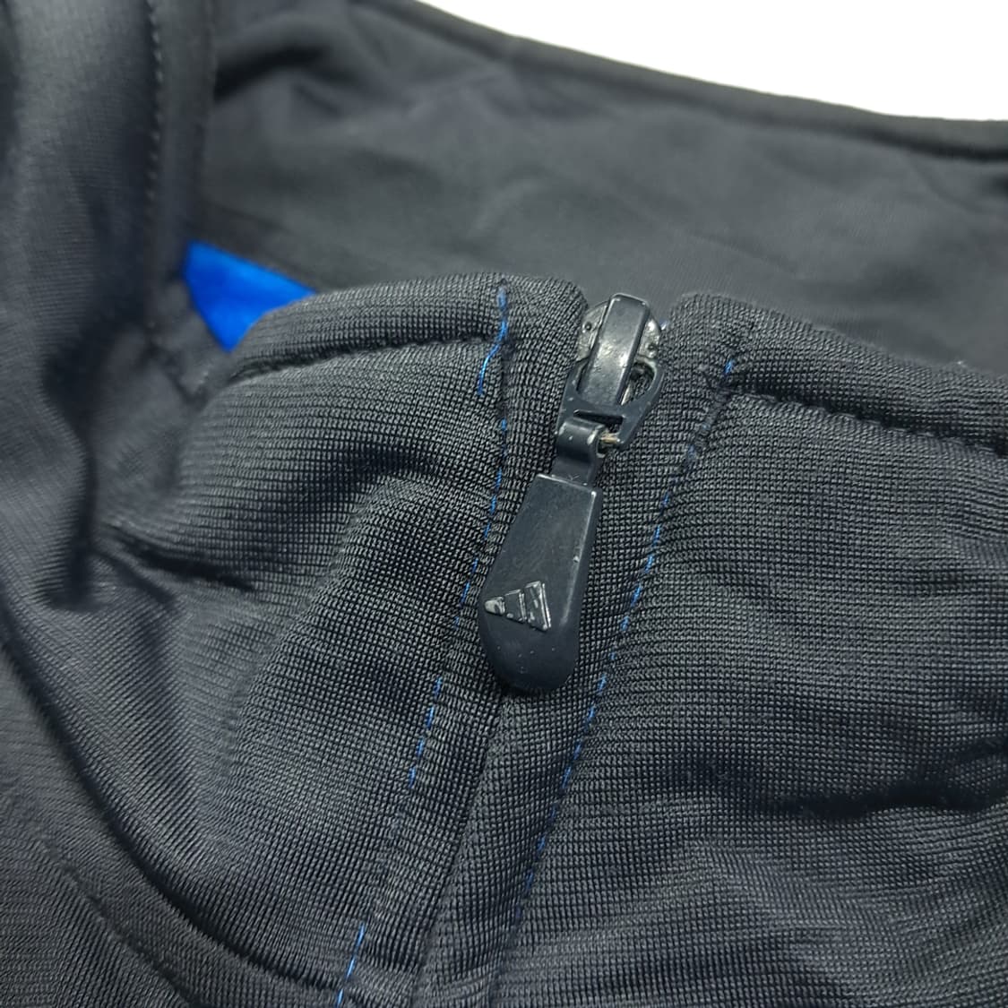 CL975 2XLT 아디다스 톨사이즈 블루블랙 집업 트랙자켓 상품이미지3