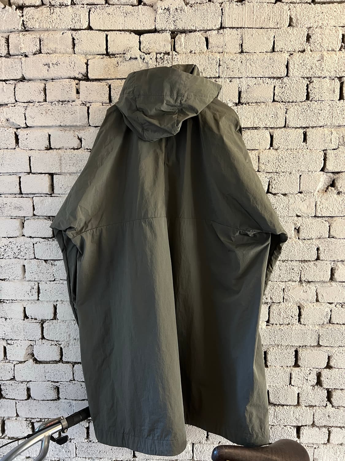 Goldwin 골드윈 후디드 오버 코트 올리브 3사이즈 상품이미지4