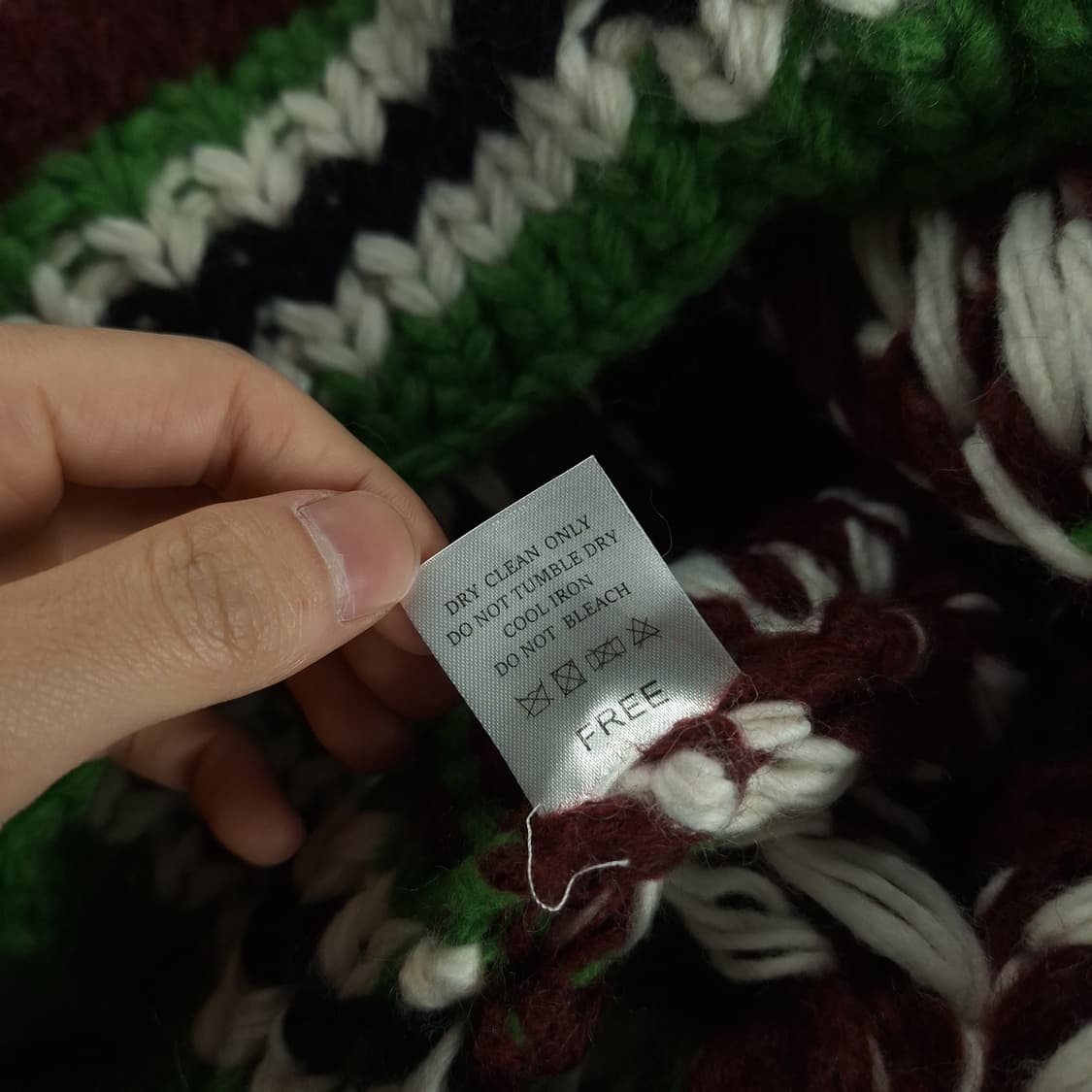 빈티지 아이보리 그린 멀티컬러 노르딕 패턴 숄카라 코위찬 니트 가디건 상품이미지7