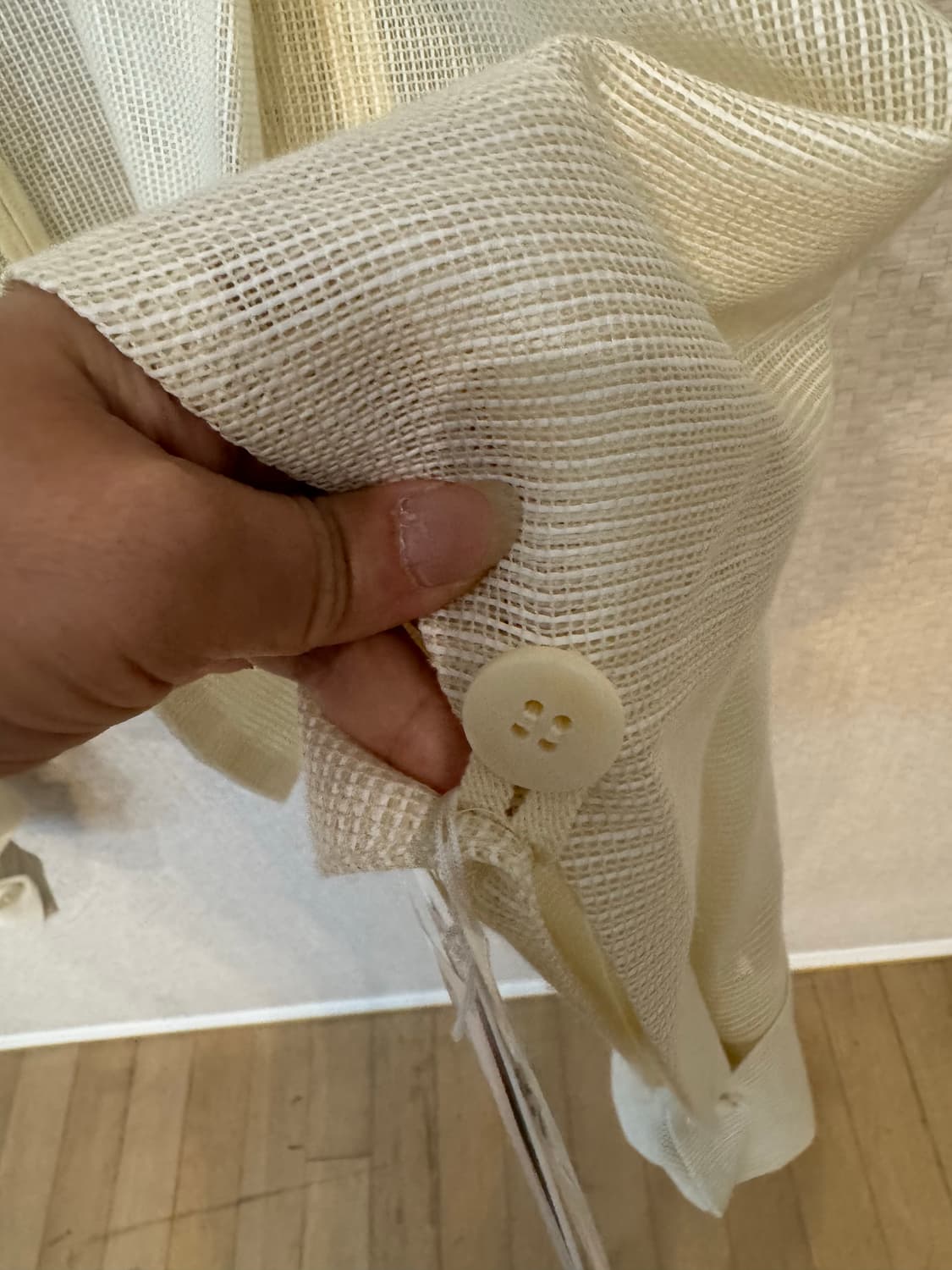 이세이미야케 파피루스 자켓 화이트 상품이미지4