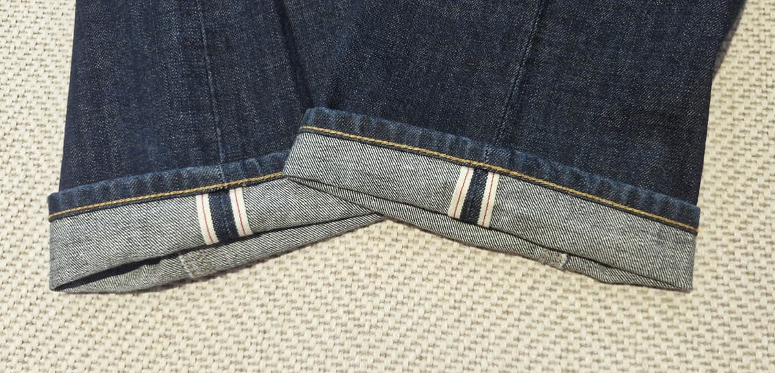 유니폼브릿지 셀비지 데님 팬츠 딥 인디고 상품이미지5