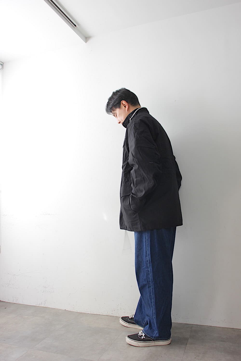 프레쉬서비스 25ss 백사틴 필드자켓 블랙 L 상품이미지7