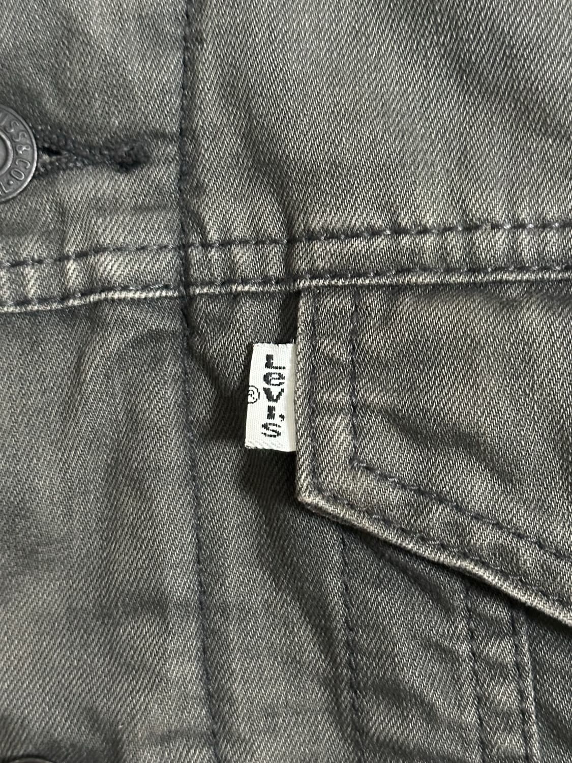 Levi’s 블랙 쉐르파 트러커 자켓 상품이미지5