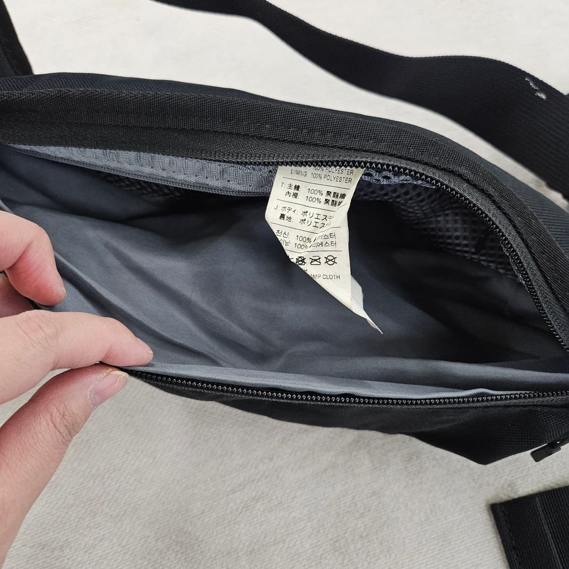 [실측확인] 나이키 블랙 힙색 크로스백 웨이스트백  0116Y1 상품이미지3